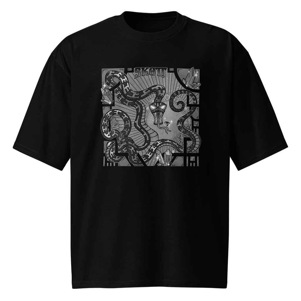 OBSIDIAN oversized heavyweight t-shirt