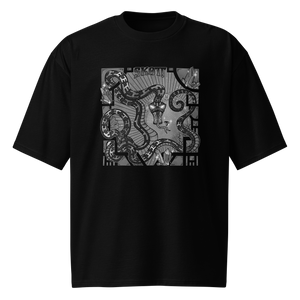 OBSIDIAN oversized heavyweight t-shirt